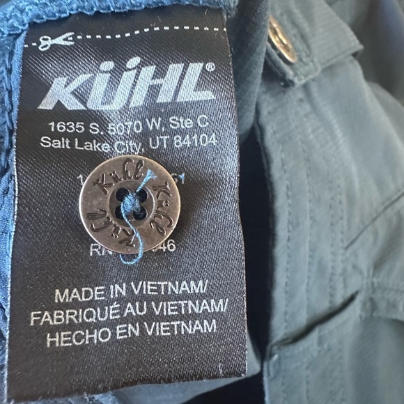 Kuhl Womens Horizn Shorts Blue 4 - Picture 10 of 12